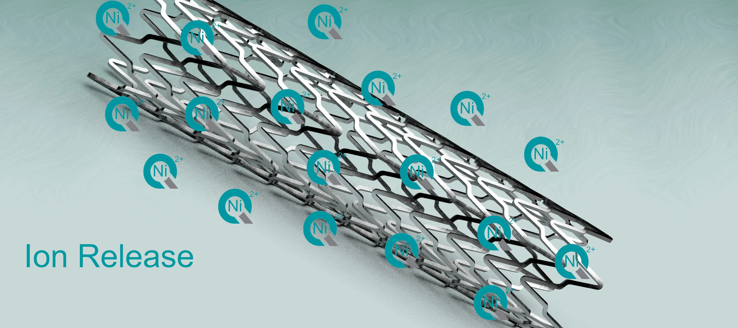 This picture shows the Stent Nickel ion-release test after ASTM F3306 principle. Clicking this picture will move you to our ion-release site.